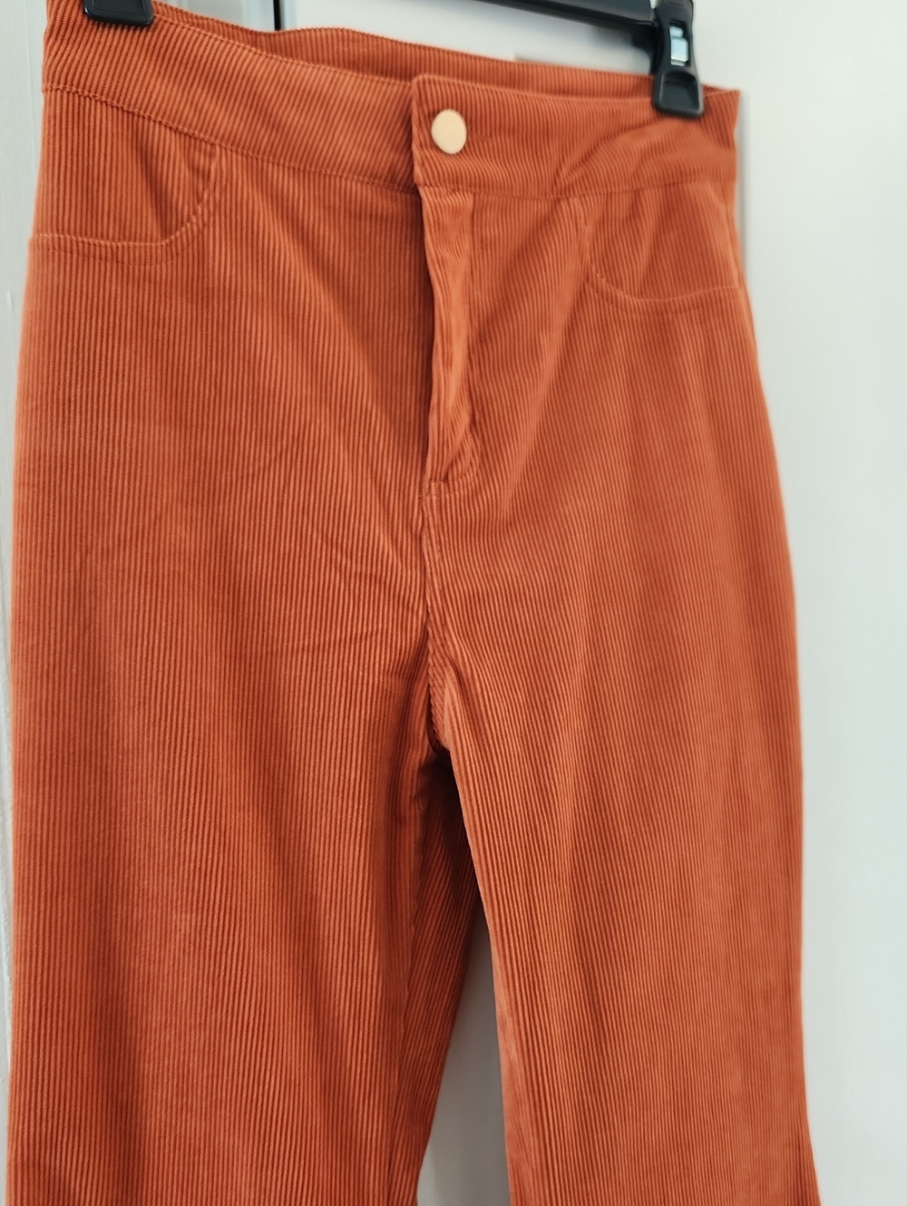 Flying Tomato Rust Orange Corduroy Boot Cut Pants - Picture 5 of 8